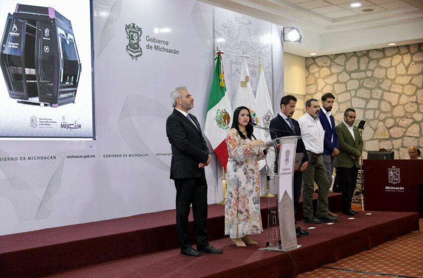  Invierte Gobierno estatal mil 917 mdp en teleférico de Morelia: Gladyz Butanda