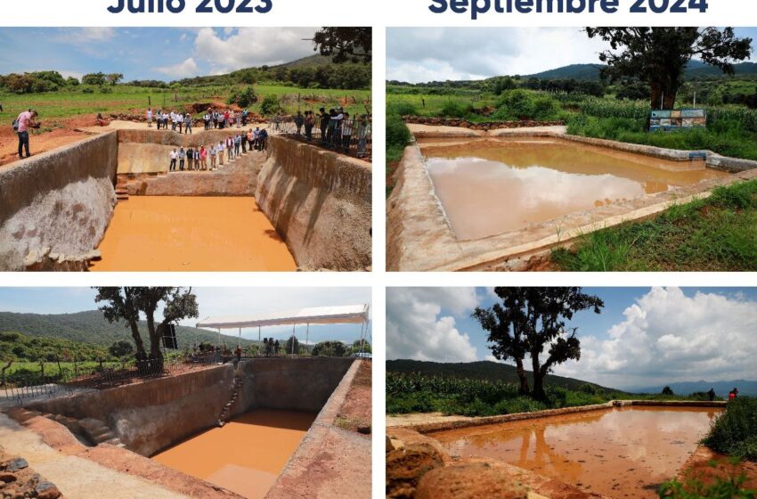  Olla de captación de agua en Cuanajillo del Toro ya beneficia a 70 familias con apoyo del Gobierno de Morelia