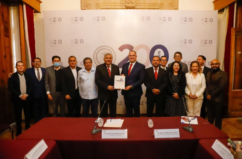  Recibe Congreso del Estado informe de actividades de la CEDH