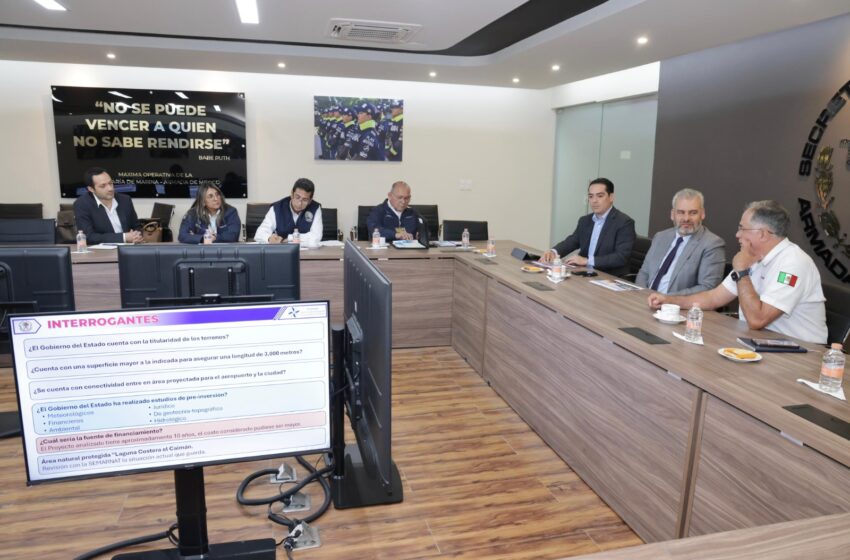 Continúa Bedolla gestiones para la atracción de vuelos al puerto de LC