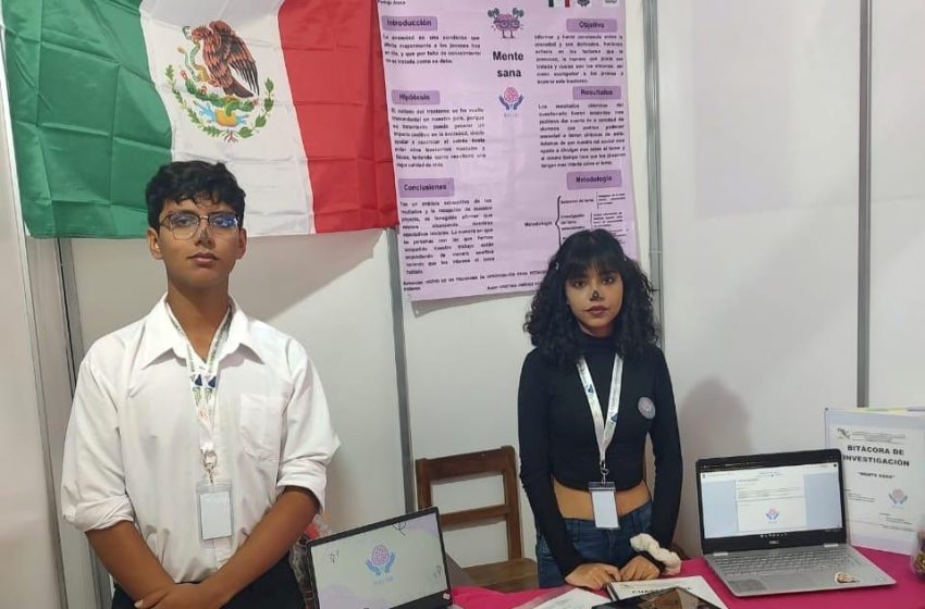 Estudiantes del Cecytem exponen proyectos científicos en Paraguay