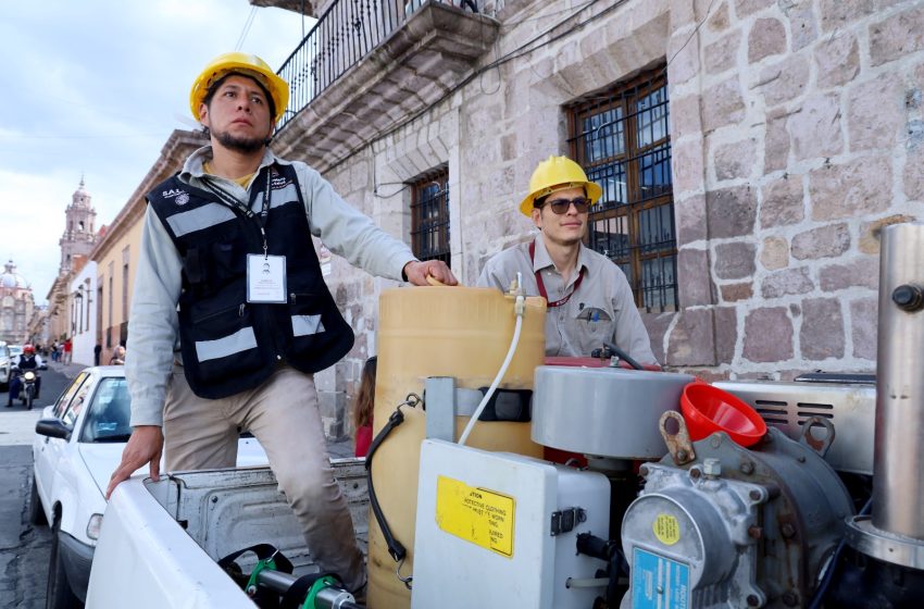  SSM ha fumigado más de 142 mil hectáreas para proteger a michoacanos contra el dengue