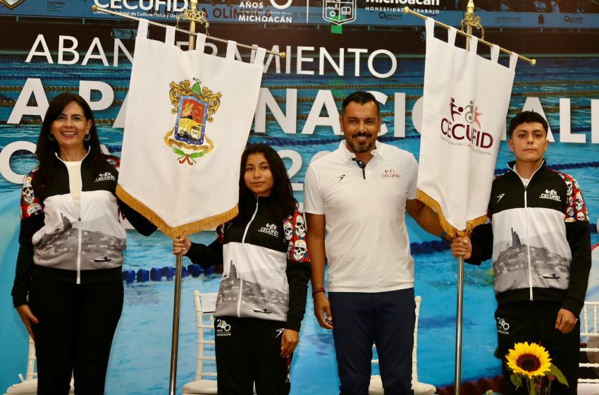  Abanderan a la delegación michoacana rumbo a Paranacionales Conade 2024