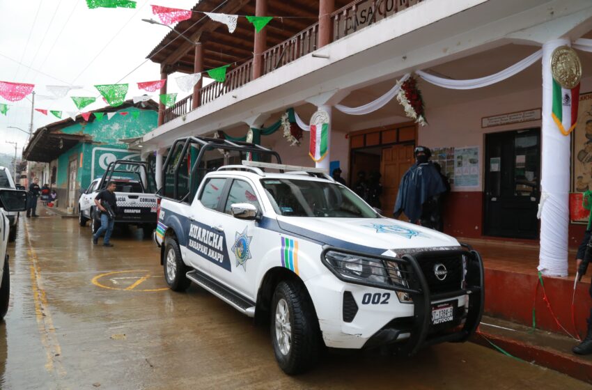  SSP y autogobiernos de regiones Uruapan y Zamora refuerzan operatividad