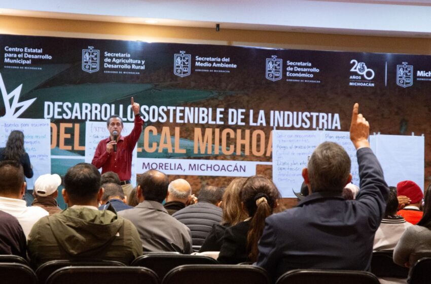  Elaborarán plan de acción de impulso al mezcal michoacano