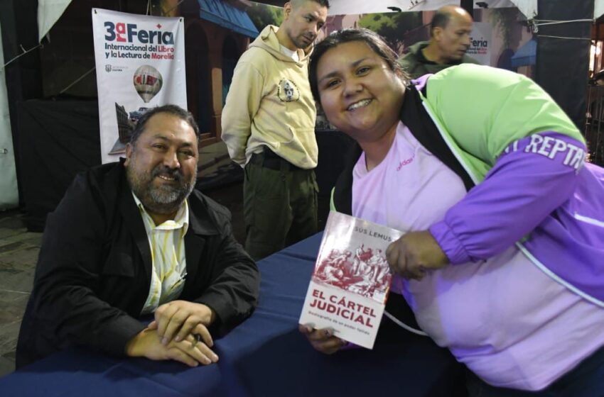  Jesús Lemus, presente en la Feria Internacional del Libro y la Lectura de Morelia