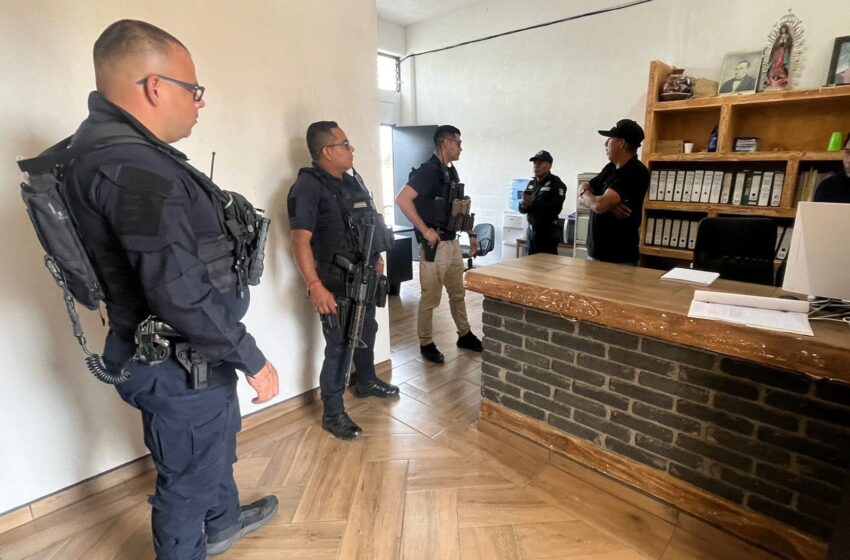  SSP, en coordinación operativa con policías comunales para garantizar el orden