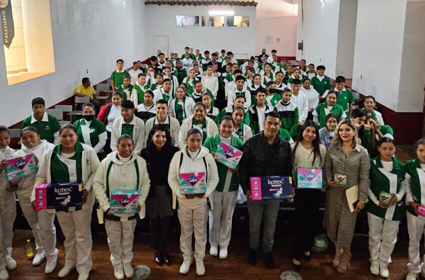  Conalep plantel Pátzcuaro garantiza acceso a una menstruación digna