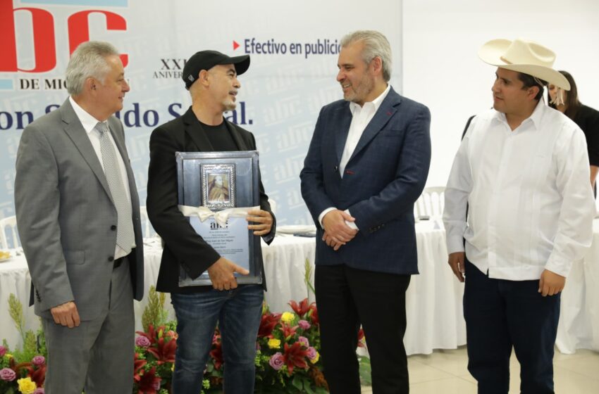  Diario ABC de Michoacán, parte del progreso de Uruapan: Bedolla