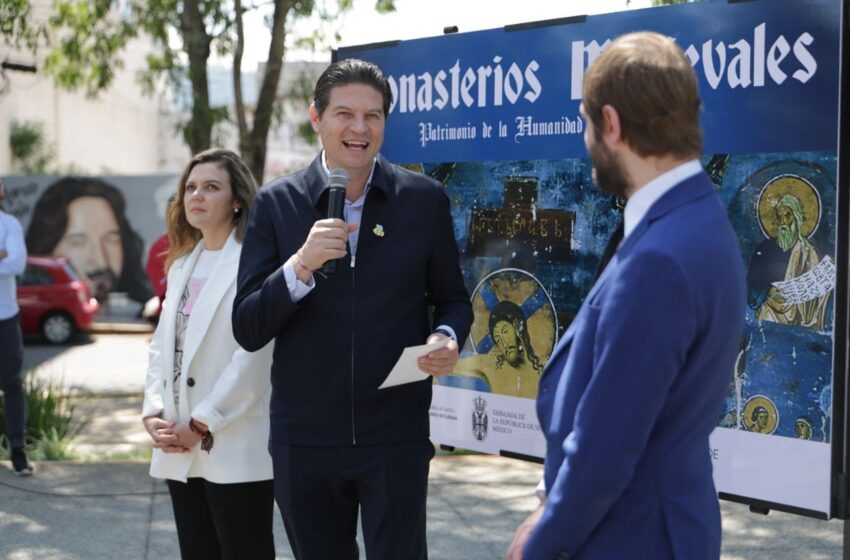 Morelia y Serbia refuerzan lazos con exposición ‘Monasterios Medievales’
