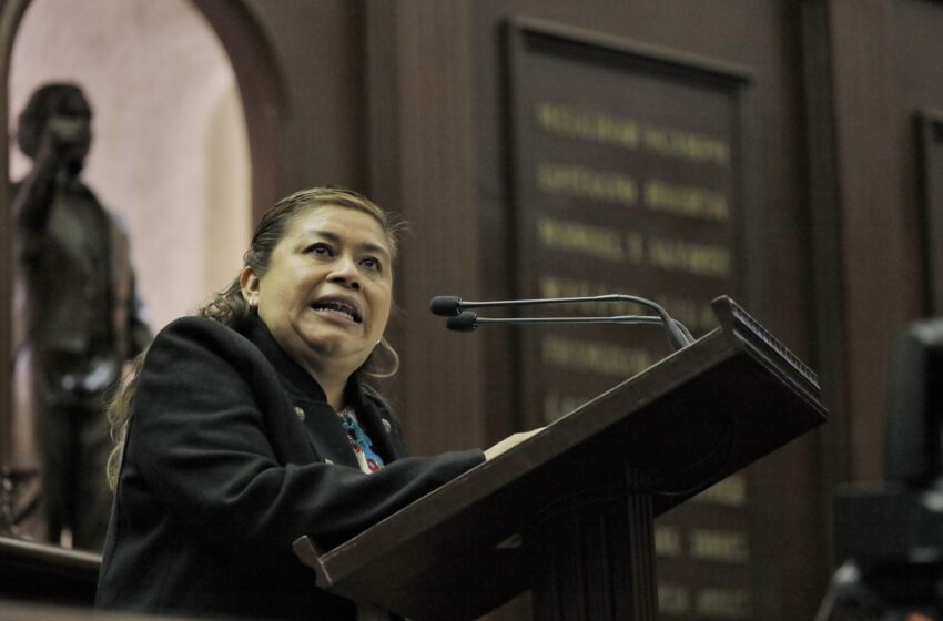 Aprueba Congreso de Michoacán acuerdo de civilidad propuesto por Belinda Iturbide