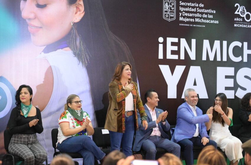  Con despenalización del aborto arrancó agenda para las mujeres en Michoacán: Fabiola Alanís