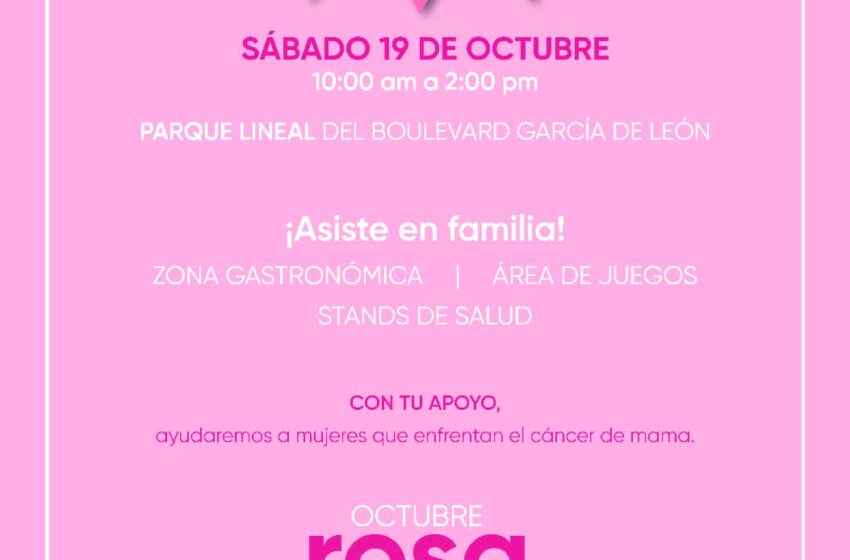  DIF Morelia invita a la Feria Rosa con causa para apoyar la lucha contra el cáncer de mama