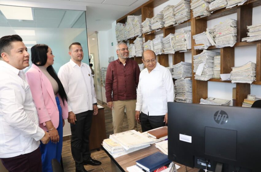  Encabeza Bedolla inauguración de nuevas instalaciones del Poder Judicial en Jiquilpan