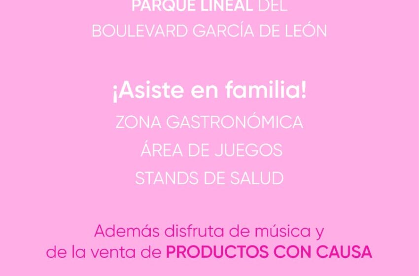  DIF Morelia invita a la Feria Rosa con causa, para apoyar a mujeres que enfrentan cáncer de mama