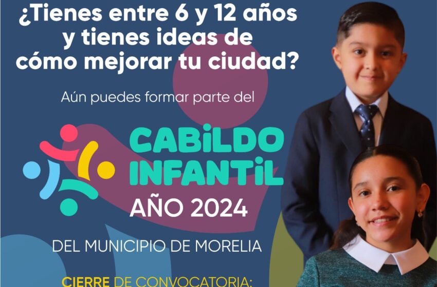  Gobierno de Morelia continúa impulsando la voz de las infancias a través del Cabildo Infantil 2024
