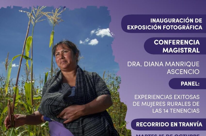  Gobierno de Morelia invita a conmemoración del Día Internacional de la Mujer Rural
