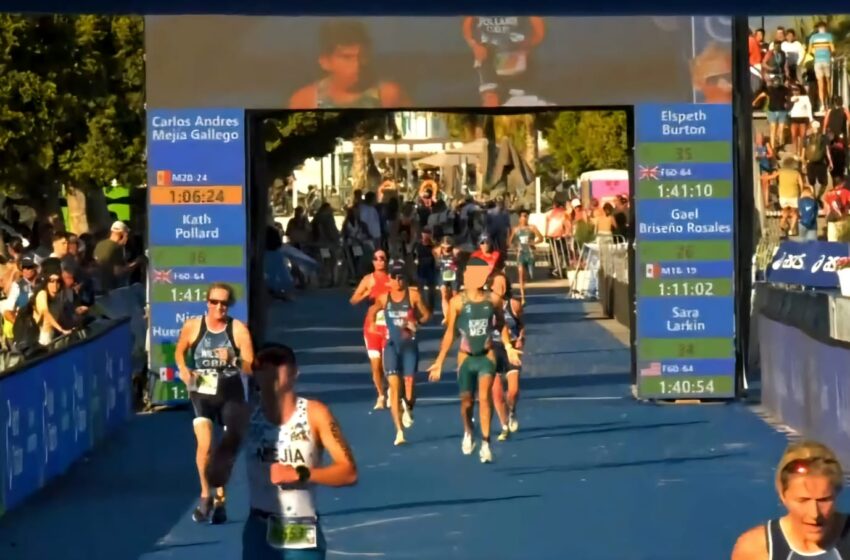  Integrante del equipo Squirtles-IMCUFIDE, en Top 30 del Mundial de Triatlón en España