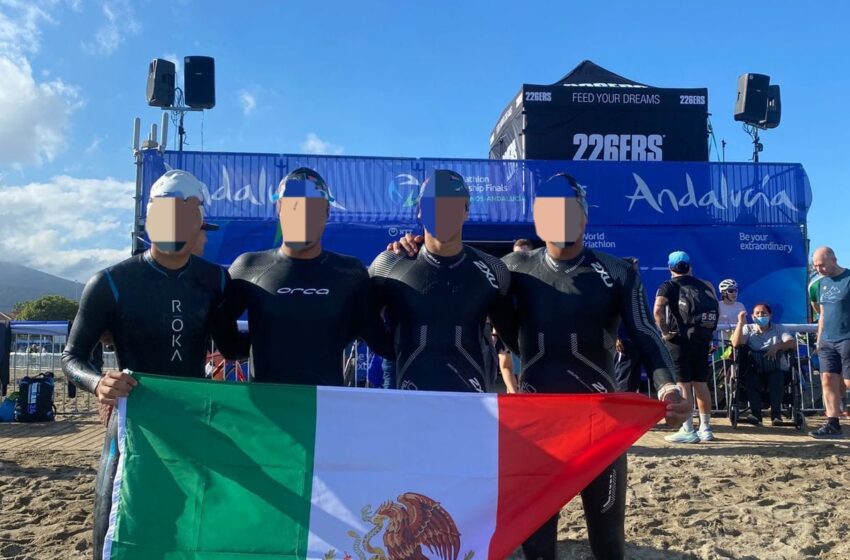 Emmanuel Borges del equipo Squirtles-IMCUFIDE, logra cuarto lugar en Campeonato Mundial de Triatlón en España
