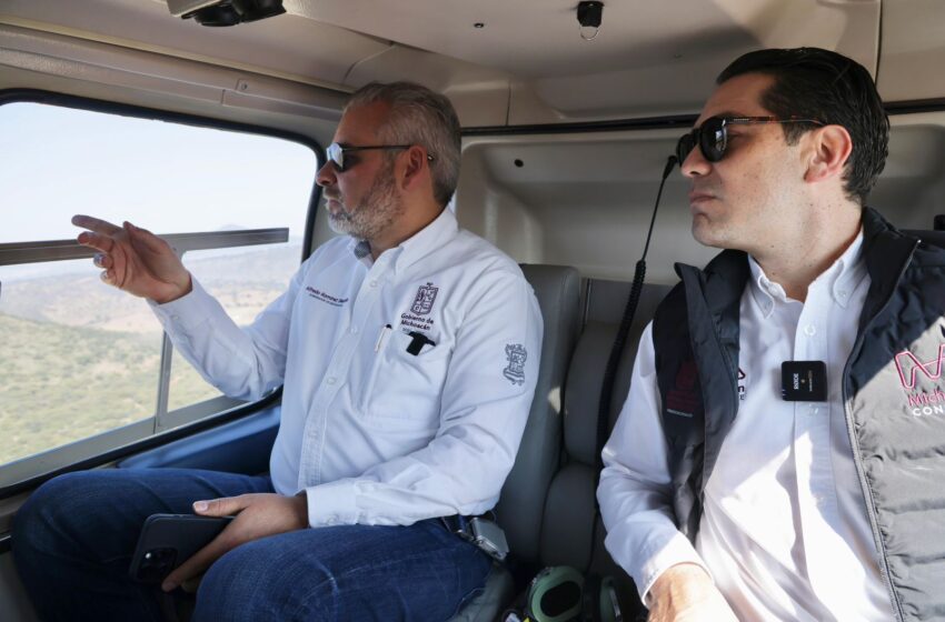  Supervisa Bedolla avances de construcción de autopista Maravatío-Zitácuaro