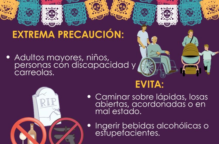  Gobierno de Morelia emite recomendaciones para visitar y disfrutar Panteones del municipio