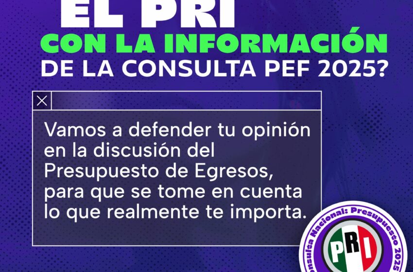  PRI Michoacán participa en consulta ciudadana sobre el Presupuesto de Egresos Federal