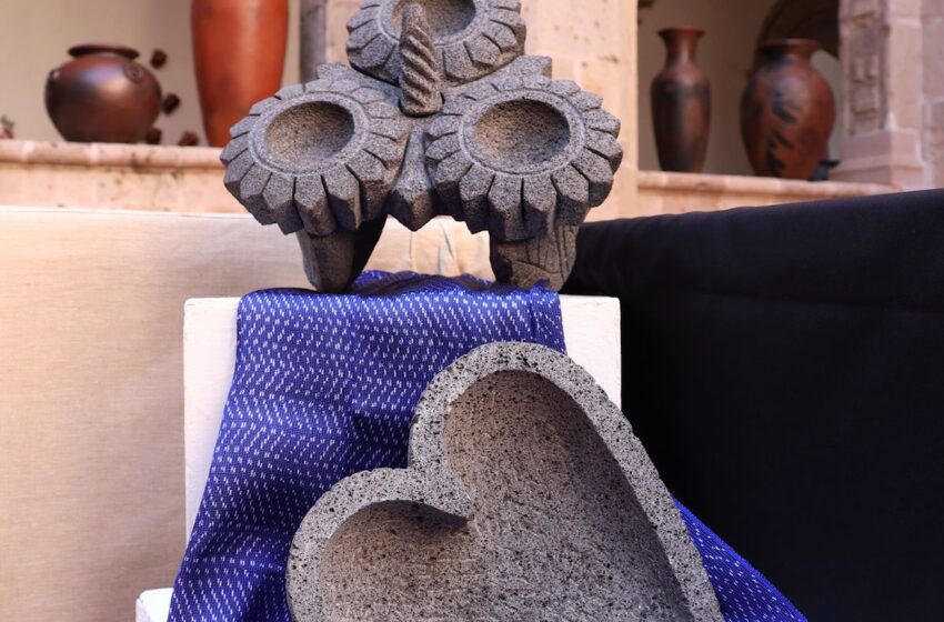  Hoy inicia la Feria del Molcajete de San Nicolás Obispo; encontrarás más de 70 diseños