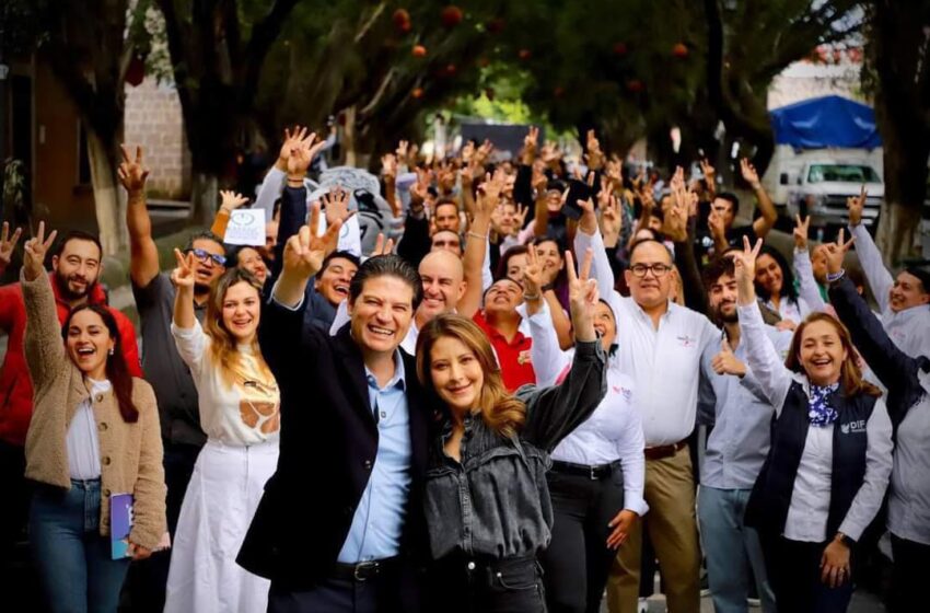 Alfonso Martínez y Paola Delgadillo llevarán abrigo a miles de familias morelianas