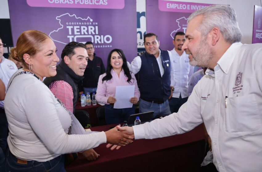  Sin gestores ni “coyotes”, audiencia pública en Zamora: Bedolla