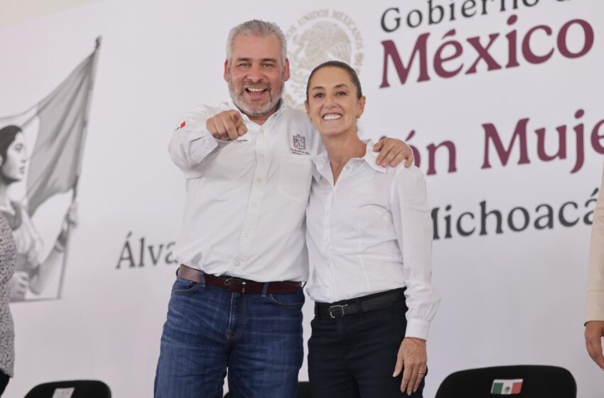  Siempre vamos a apoyar a Michoacán: Sheinbaum
