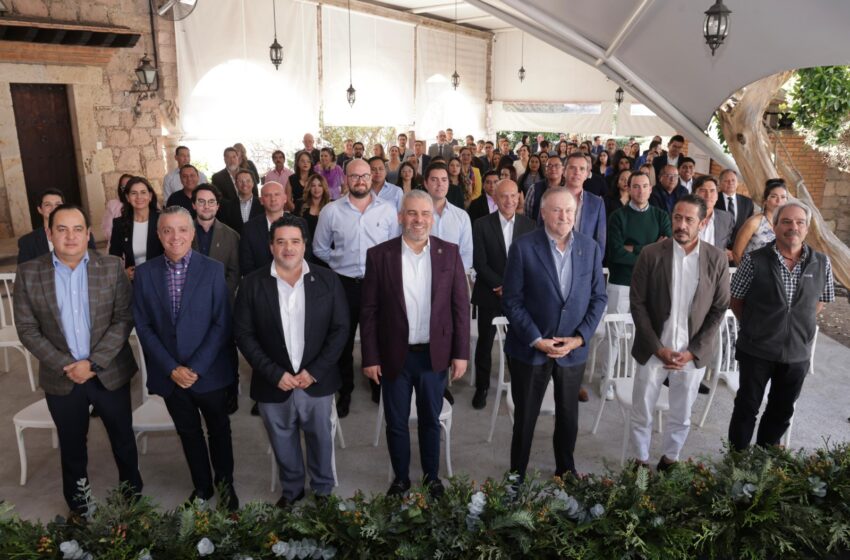  Bedolla e industriales en alianza por la atracción de inversión europea