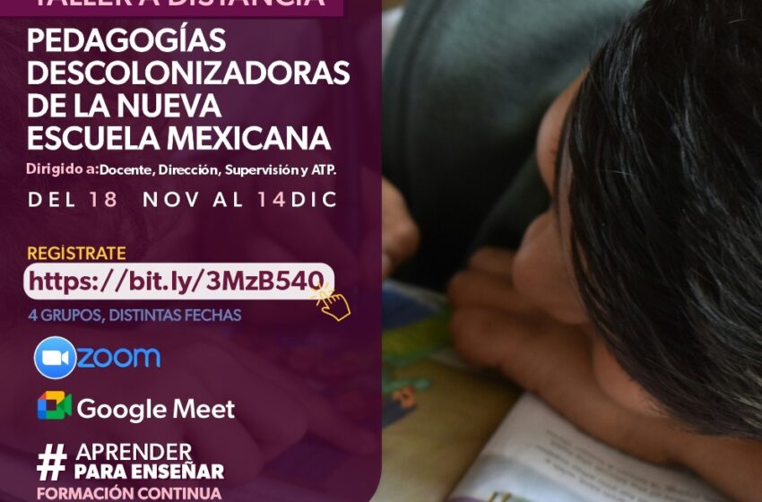  SEE abre registro para taller de Pedagogías Descolonizadoras