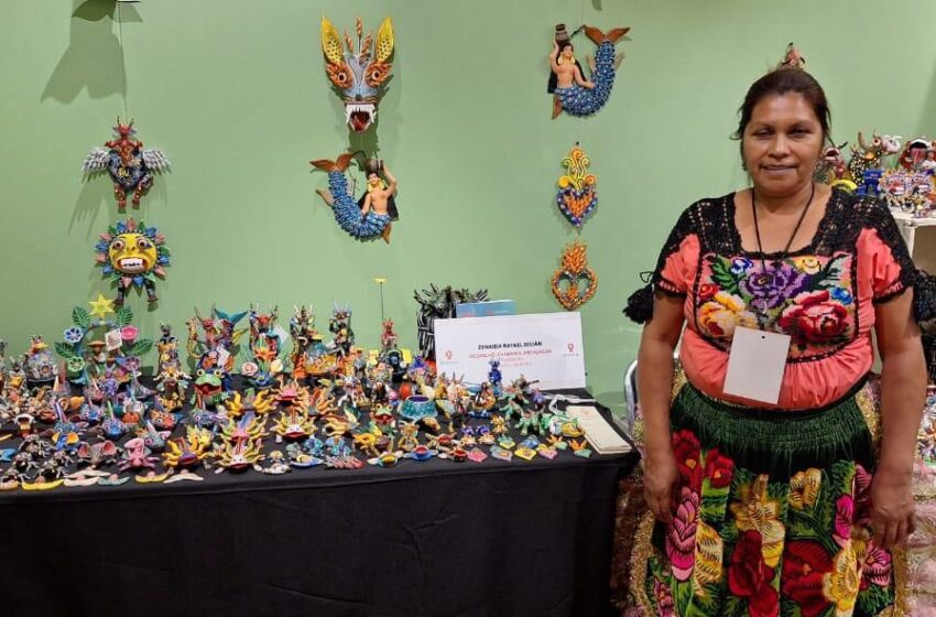 Artesanos de Michoacán presumen riqueza cultural en CDMX