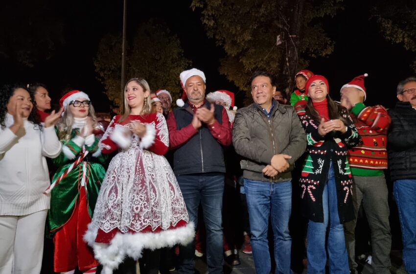 Tlahualiles y Danza de los Viejitos, plasmados en el Nacimiento Monumental de Pátzcuaro