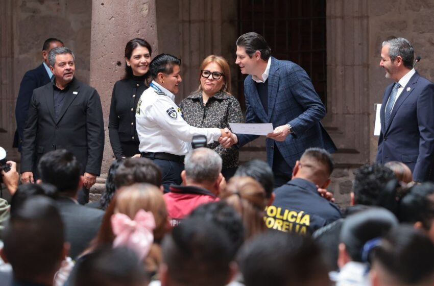  Policía Morelia, de las mejores del país: Alfonso Martínez