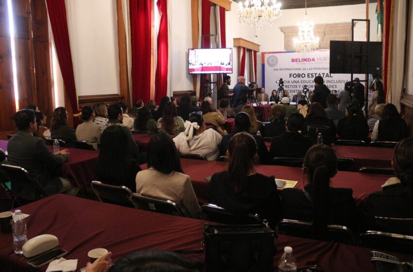 Legisladores buscarán la asignación de recursos para la educación de personas con discapacidad
