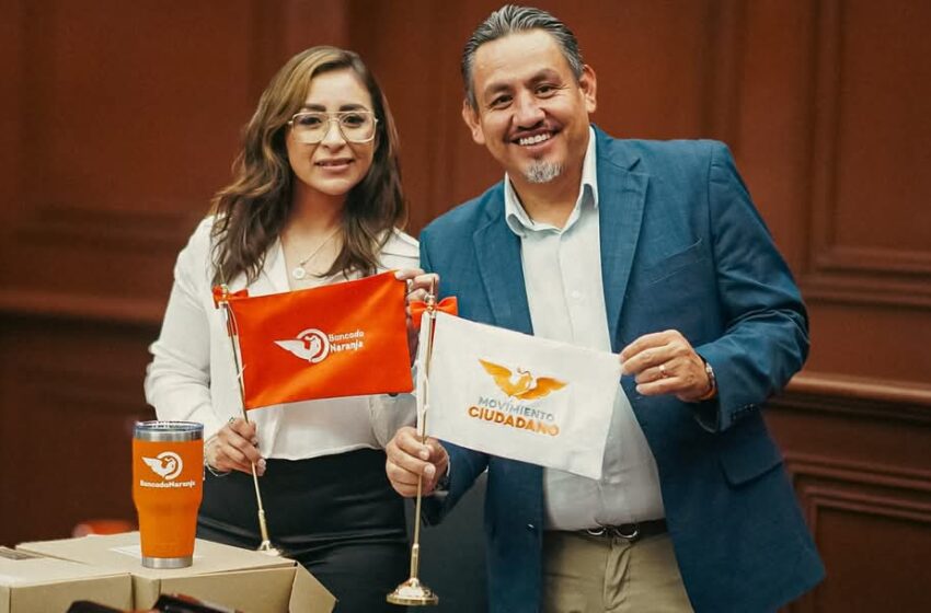  Bancada naranja comprometida con el desarrollo de Michoacán: Víctor Manríquez y Grecia Aguilar