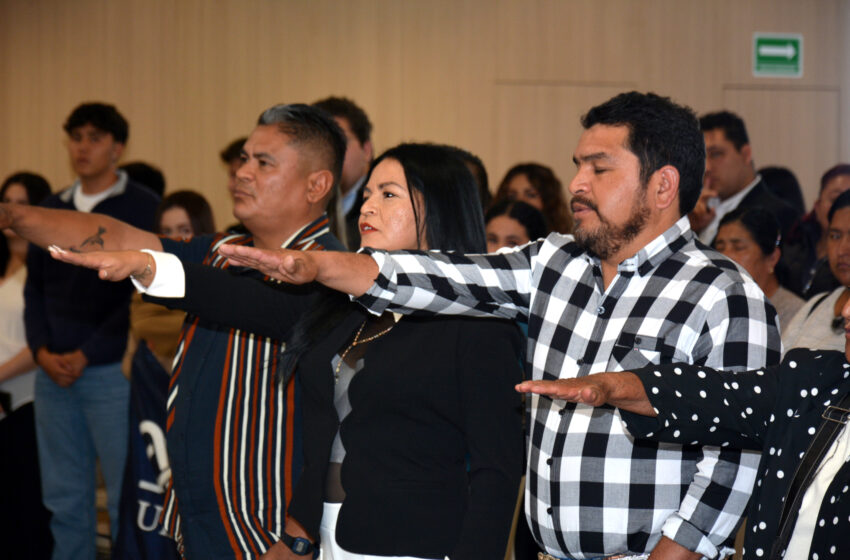  Rinde protesta nueva jefa y jefes de tenencia