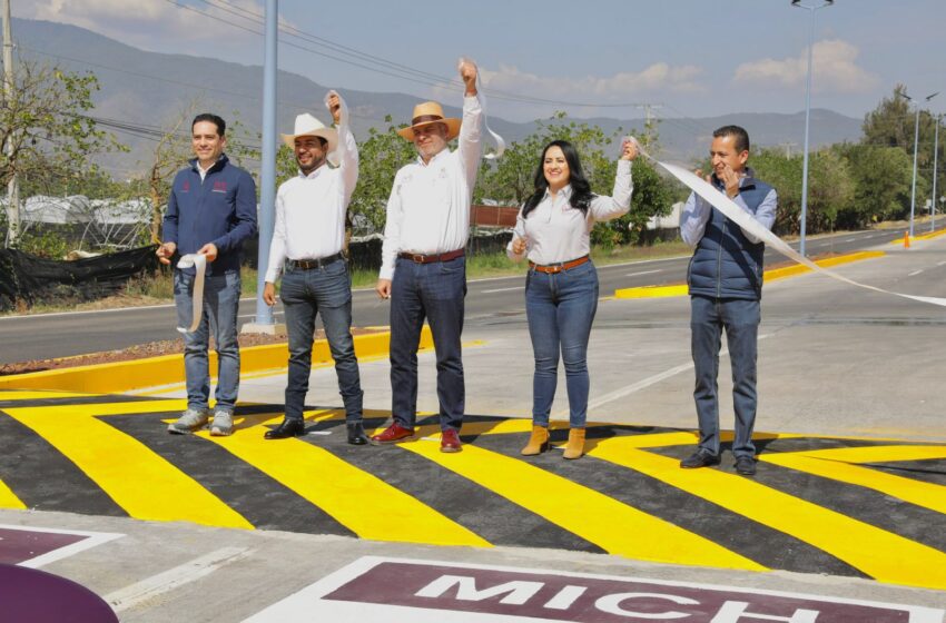  Con 2 grandes obras se apuesta por movilidad en Los Reyes y Tingüindín: Gladyz Butanda