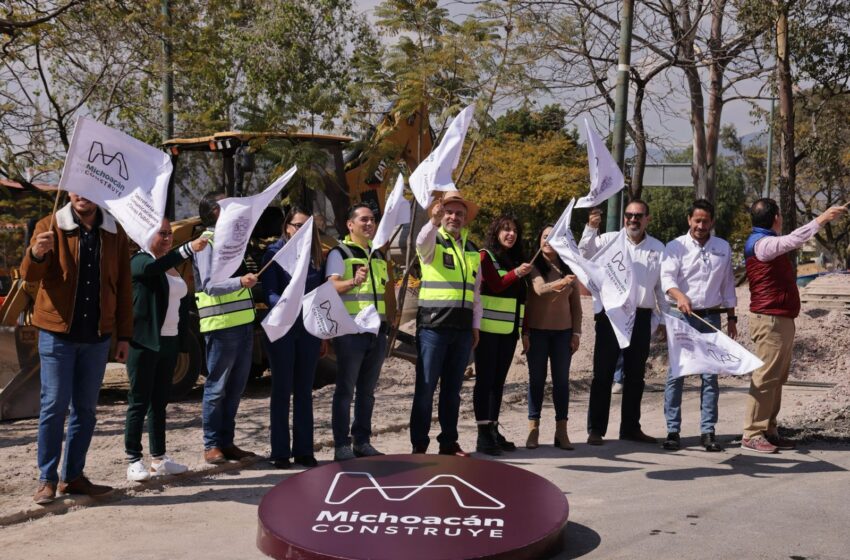  Arranca Bedolla construcción del distribuidor vial del Mercado de Abasto