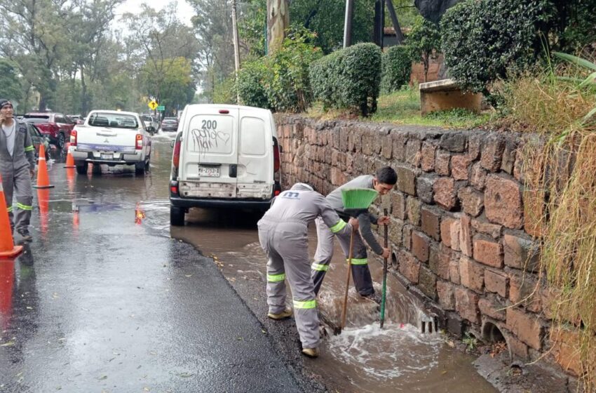 Activa Gobierno de Morelia brigadas de contingencia por lluvias
