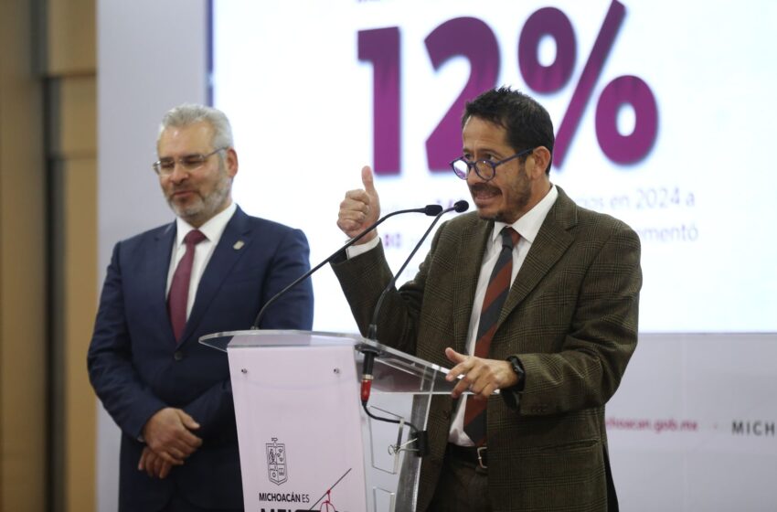  Michoacán, en el top 10 de estados con mayor crecimiento del PIB