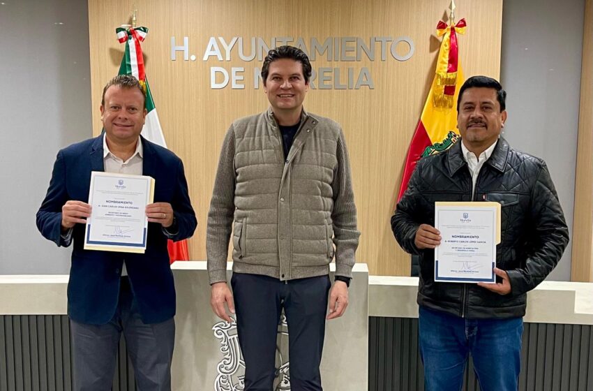 Designa Alfonso Martínez a nuevos funcionarios municipales