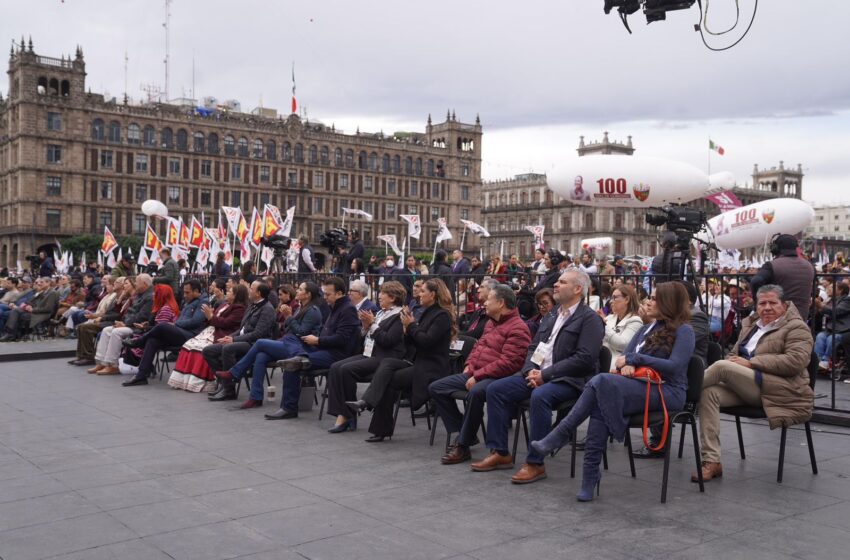 Promete Sheinbaum hospitales, autopistas, mejoras al Puerto LZC y planta de leche para Michoacán