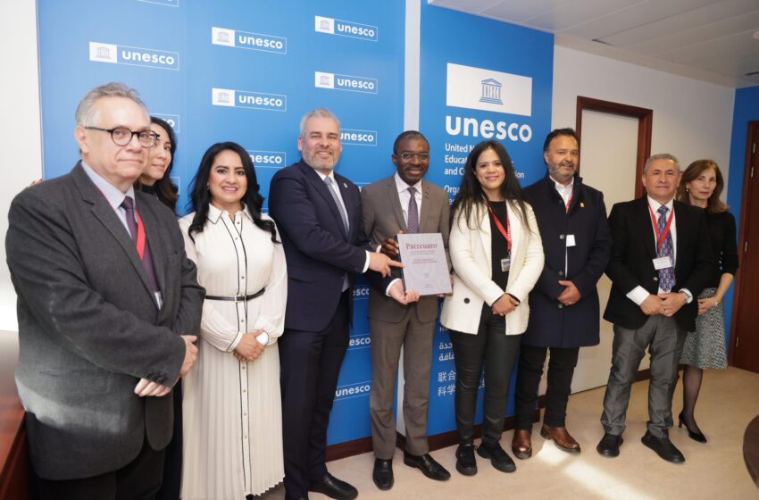 Bedolla presenta en Unesco expediente para que Pátzcuaro sea Patrimonio Mundial
