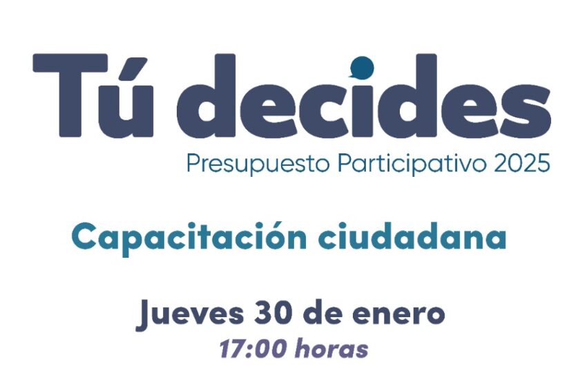 Invita IMPLAN a las capacitaciones ciudadanas en Presupuesto Participativo