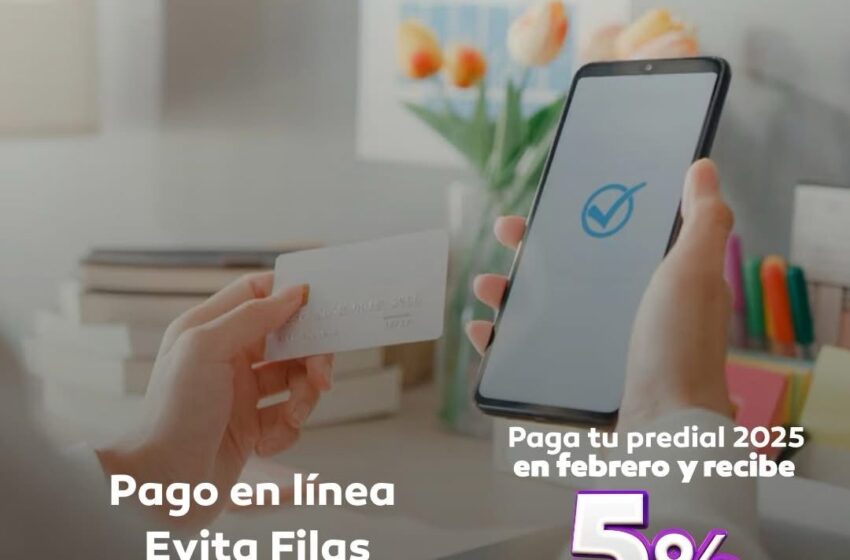 Todo febrero, aprovecha el 5% de descuento en tu predial Morelia