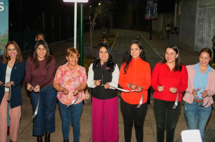  Inaugura Gladyz Butanda sendero seguro en tenencia Morelos; mujeres caminarán sin miedo