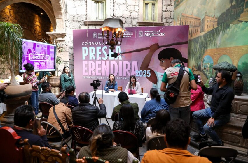  Por primera vez participarán niñas para Presea Eréndira; abre Seimujer convocatoria para galardón