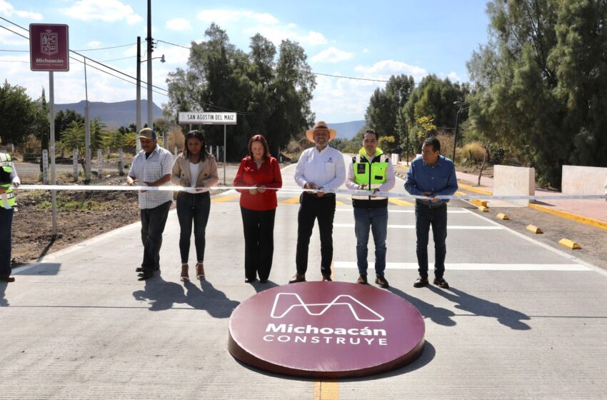  Con rehabilitación de acceso a Copándaro se fortalece turismo y sector económico: Bedolla
